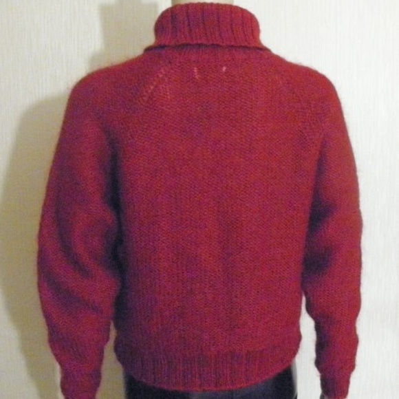 Red   Cable knit Turtleneck - Picture 2 of 5